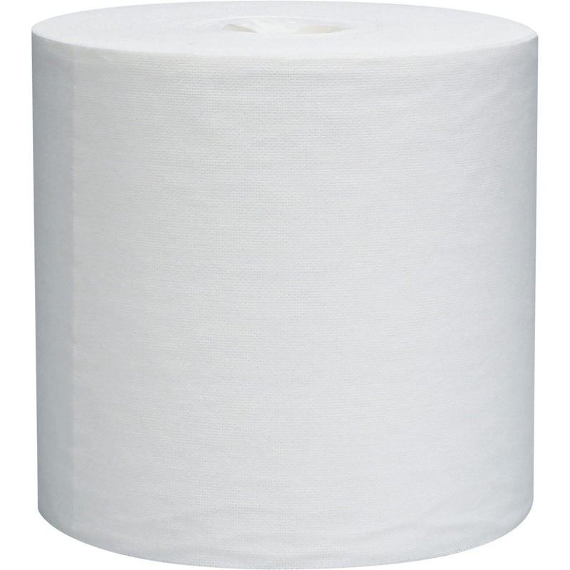 WypAll GeneralClean L30 Cloths Heavy Duty Cleaning Wipes 05820 CenterPull Strong and Soft Bulk Paper Wipers White 300 SheetsRoll 2 Rolls 600 Sheet Total